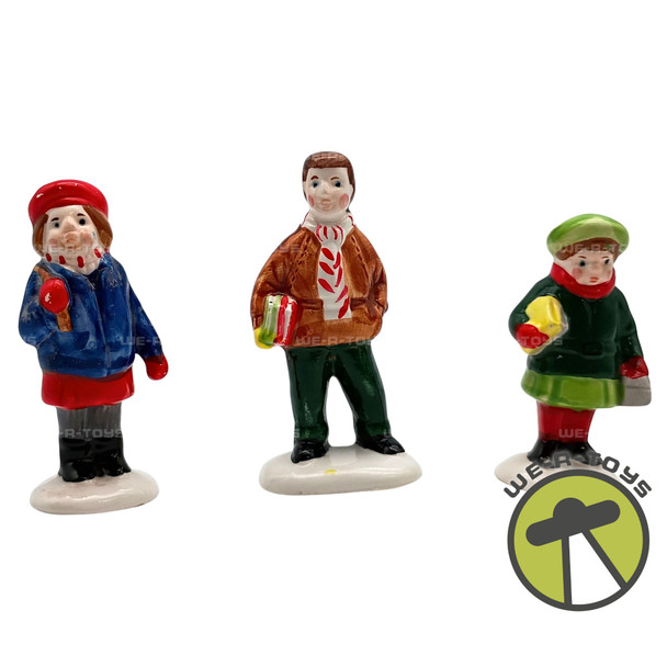 Department 56 The Original Snow Village School Children Set of 3 Accessories New