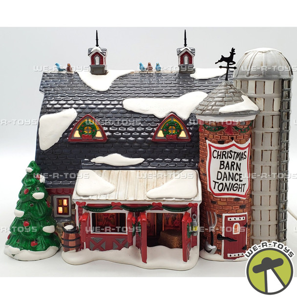 Department 56 Christmas Barn Dance Lighted Building Snow Village NEW