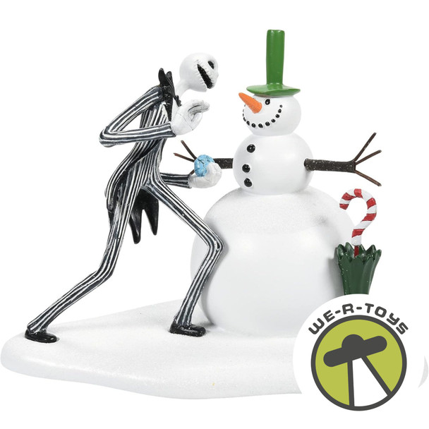 Dept 56 The Nightmare Before Christmas Jack Skellington Sees His First Snowman
