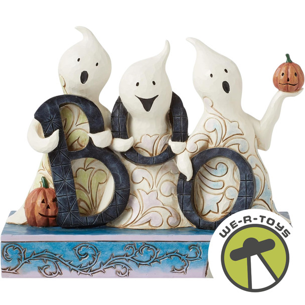 Jim Shore Heartwood Creek Halloween Ghosts with Boo Figurine