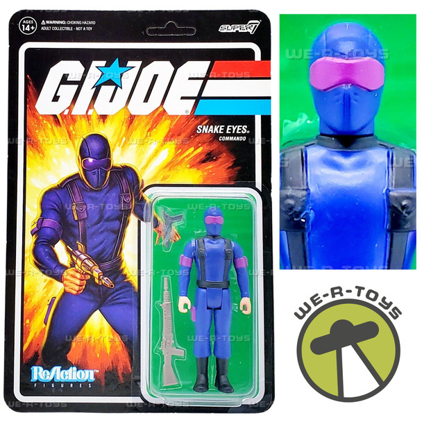 G.I. Joe Snake Eyes Commando Reaction Figure 2021 Super7 81369