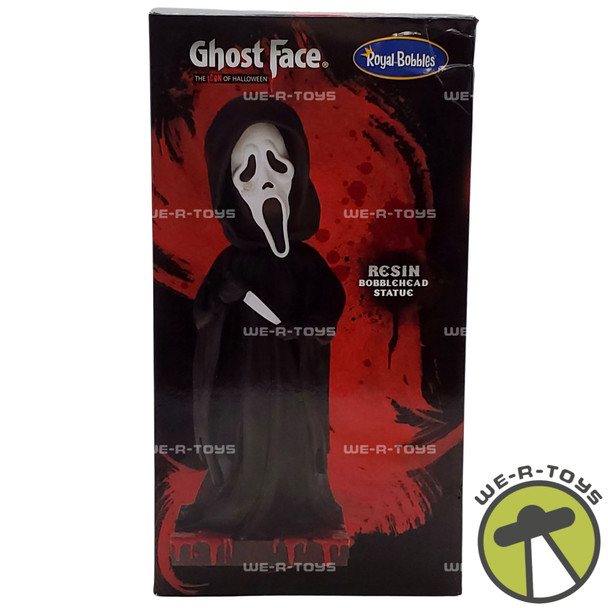 Ghost Face The Icon Of Halloween Resin Bobblehead Statue Royal Bobbles NEW