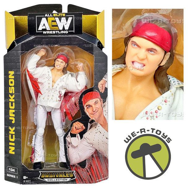 AEW Unrivaled Series 1 Nick Jackson Action Figure Jazwares AEW0006