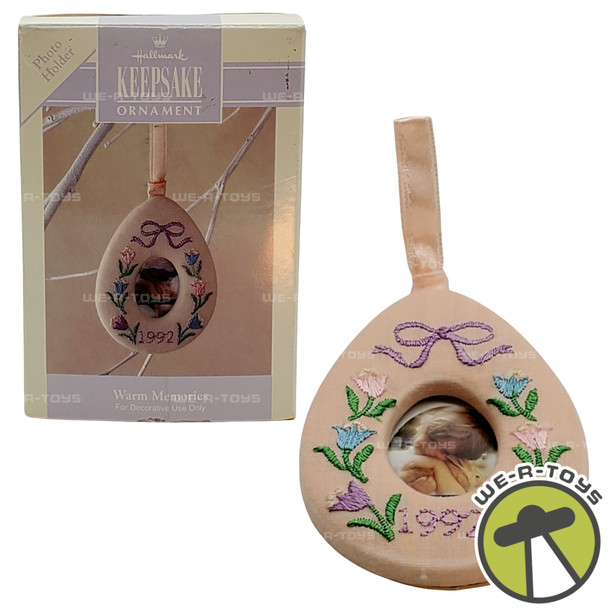 Hallmark Keepsake 1991 Warm Memories Photo Holder Christmas Ornament NEW