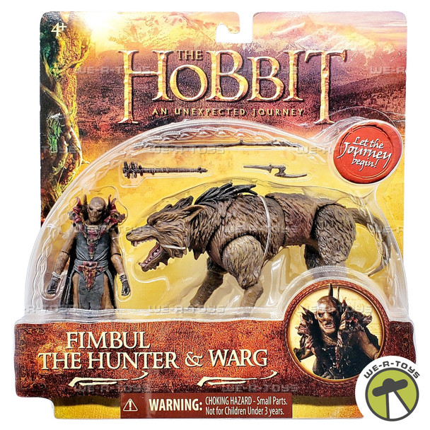 The Hobbit An Unexpected Journey Fimbul the Hunter & Warg Action Figures 16021