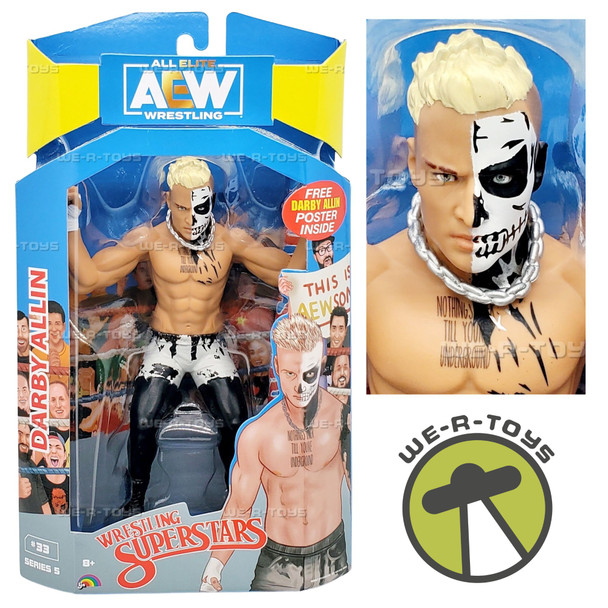 AEW Wrestling Superstars Series 5 Darby Allin Action Figure Jazwares AEW0250