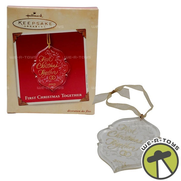 Hallmark Keepsake 2003 Our First Christmas Together Christmas Ornament NEW