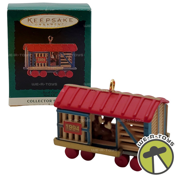 Hallmark Keepsake Collector's Series Noel R.R. Stock Car Christmas Ornament NEW