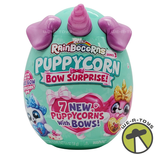 Rainbocorns Puppycorn Suprise Egg with Bows Zuru Item No #9269