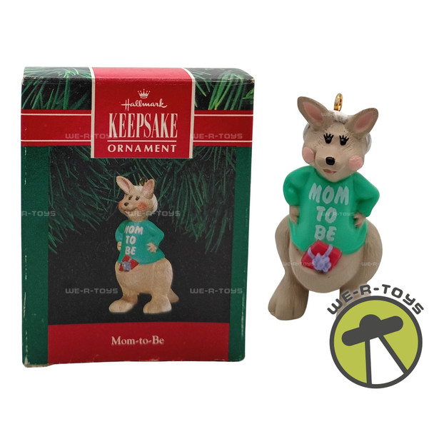 Mom-To-Be Kangaroo Hallmark Keepsake Ornament New 1991 QX4877