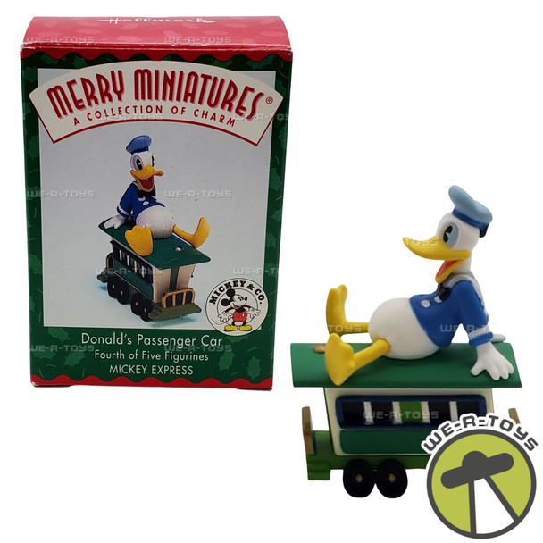 Hallmark Keepsake Merry Miniatures Donald's Passenger Car Christmas Ornament NEW