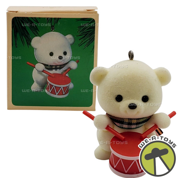Hallmark Keepsake Vintage 1984 Polar Bear Drummer Christmas Ornament NEW