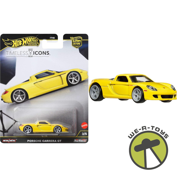 Hot Wheels Premium Car Culture Timeless Icons Porsche Carrera GT 1:64 Die Cast