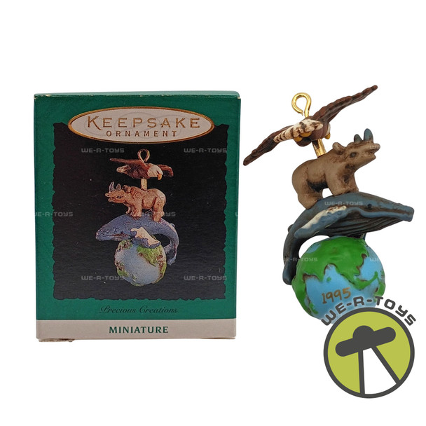 Precious Creations Earth Miniature Hallmark Keepsake Ornament New 1995 QXM4077