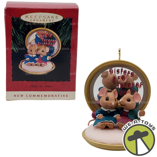 Hallmark Keepsake 1993 Sister To Sister Christmas Ornament NEW