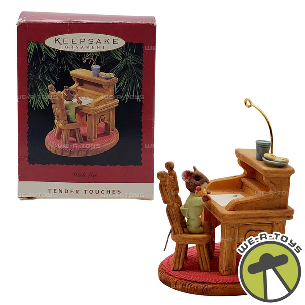 Hallmark Keepsake 1995 Tender Touches Wish List Christmas Ornament NEW