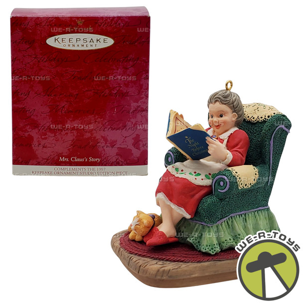 Hallmark Keepsake 1997 Mrs Claus Story Christmas Ornament NEW