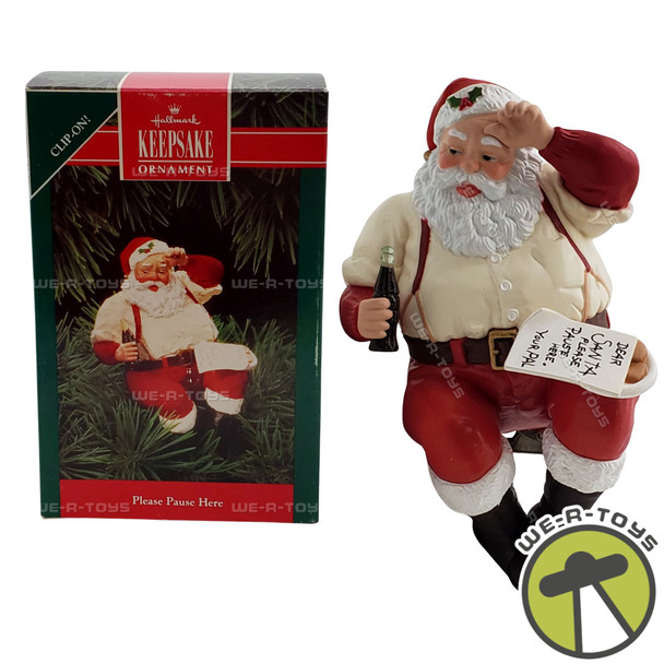 Hallmark Keepsake 1991 Please Pause Here Christmas Ornament NEW