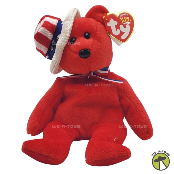 Ty Beanie Babies Sam the Bear - Red 400751