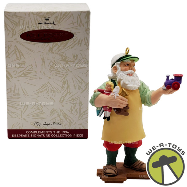 Hallmark Keepsake 1996 Toy Shop Santa Christmas Ornament NEW