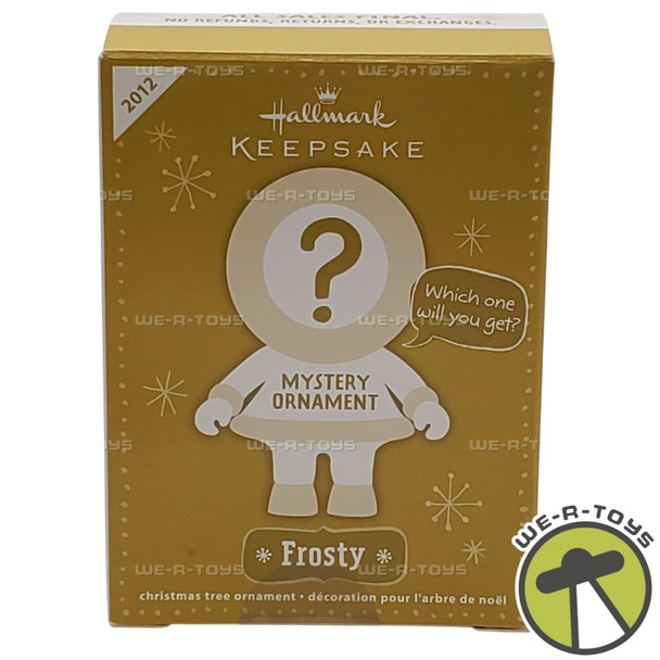Hallmark Keepsake 2012 Frosty Mystery Ornament Christmas Ornament NEW