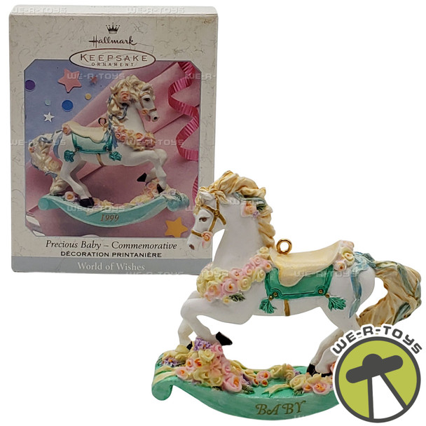 Hallmark Keepsake 1999 Precious Baby World Of Wishes Christmas Ornament NEW
