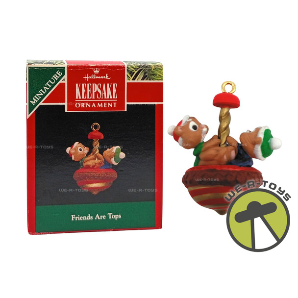 Friends Are Tops Miniature Hallmark Keepsake Ornament New 1992 QXM5521