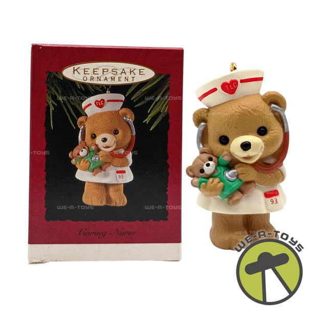 Caring Nurse Bear Hallmark Keepsake Ornament New 1993 QX5785