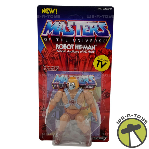 Masters of the Universe Robot He-Man Action Figure Mattel Super 7 2018