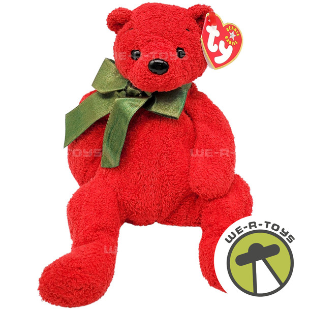 Ty Beanie Babies Mistletoe the Bear Christmas Plush