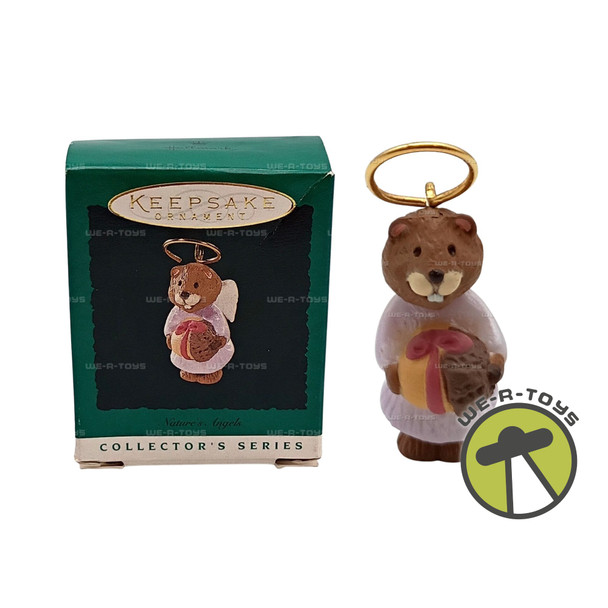 Nature's Angels Squirrel Miniature Hallmark Keepsake Ornament New 1996 QXM4111