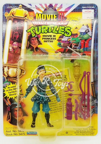 Princess Mitsu Movie III Teenage Mutant Ninja Turtles TMNT 1992 Playmates NEW
