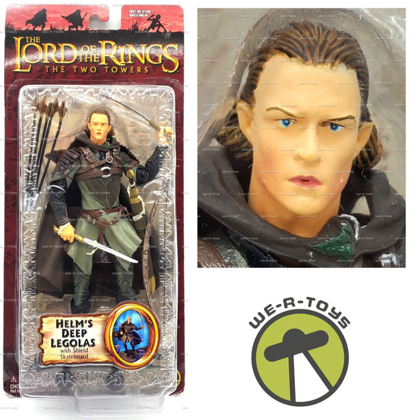 Lord of the Rings The Two Towers Helm's Deep Legolas Figure 2003 Toy Biz #81406