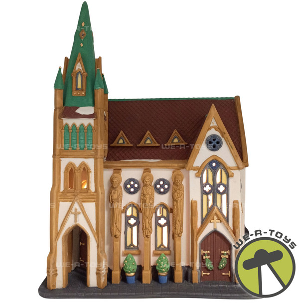 Department 56 All Saints Corner Church Christmas in the City Lighted Building