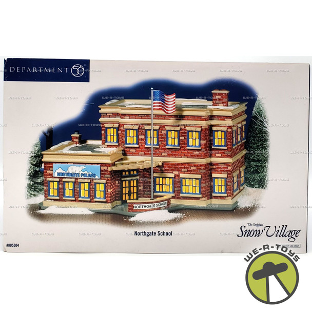 Department 56 The Original Snow Village 2008 Northgate School #805504