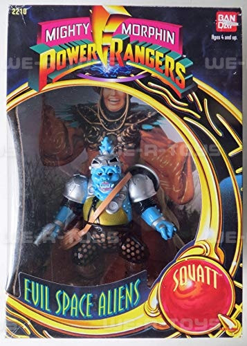Mighty Morphin Power Ranger 9" Evil Space Aliens Squatt (1993)