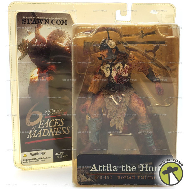 McFarlane's Monsters III Attila The Hun Action Figure 6 Faces of Madness 2004