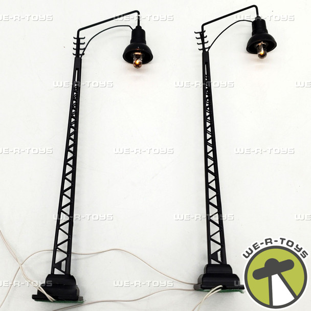 Department 56 Railroad Lamps Village Accessories Set of 2 52760 NEW