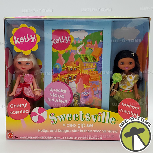 Barbie Kelly Club Kelly and Keeya Dolls Sweetsville Video Gift Set Mattel NEW