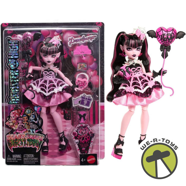 Monster High Scary Sweet Birthday Draculaura Doll Mattel JBG74