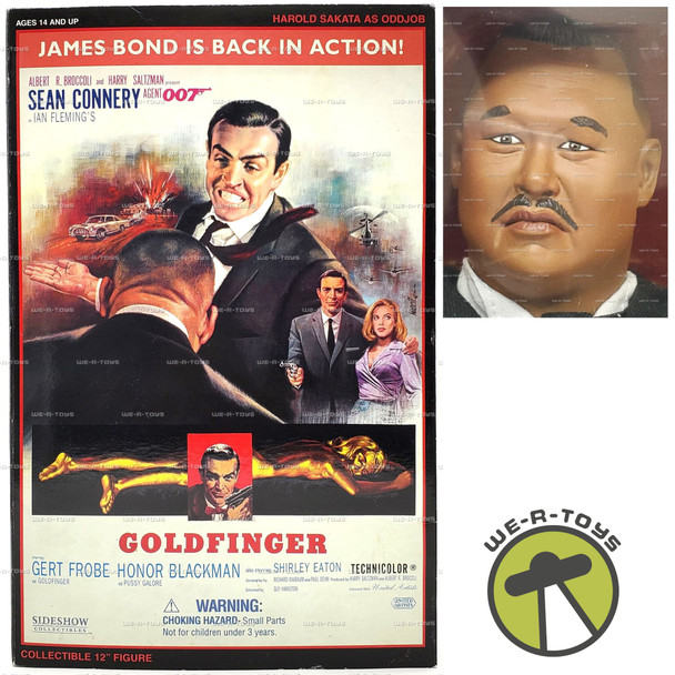 Harold Sakata as Oddjob in 007 Goldfinger Sideshow 12-inch Action Figure #7706