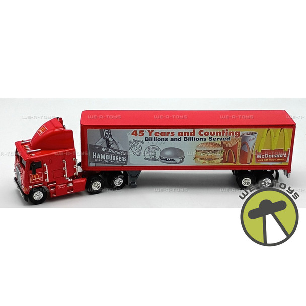 McDonald's 45th Anniversary Freightliner Tractor Trailer Vehicle Matchbox 2000
