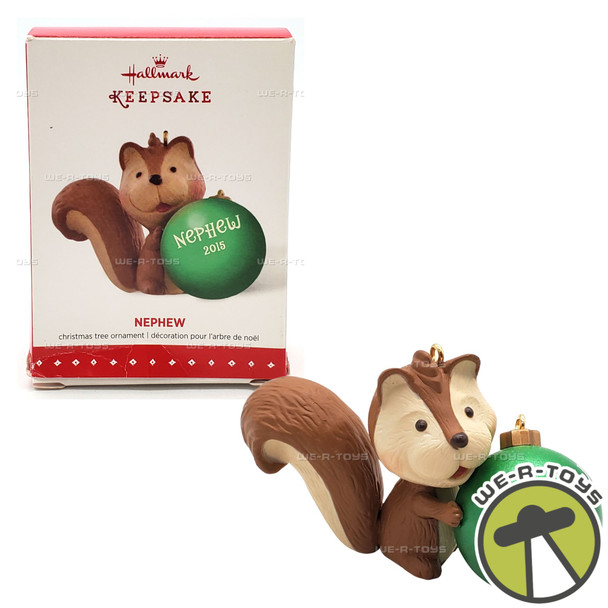 Hallmark Keepsakes Squirrel Nephew 2015 Christmas Ornament NEW