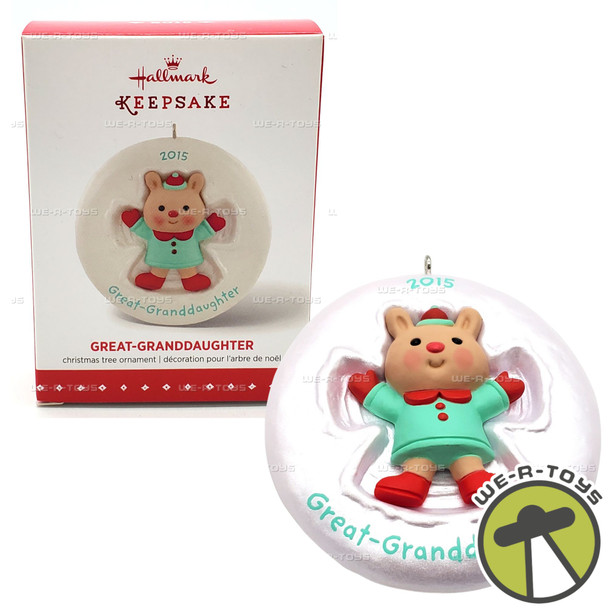 Hallmark Keepsakes 2015 Great Grand-Daughter Christmas Ornament NEW