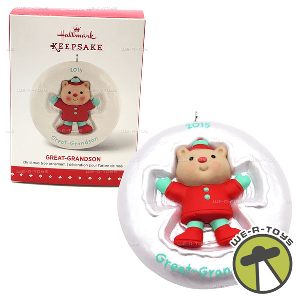 Hallmark Keepsakes 2015 Great Grand-Son Christmas Ornament NEW