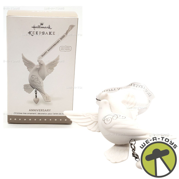 Hallmark Keepsakes 2015 Doves Anniversary Christmas Ornament NEW