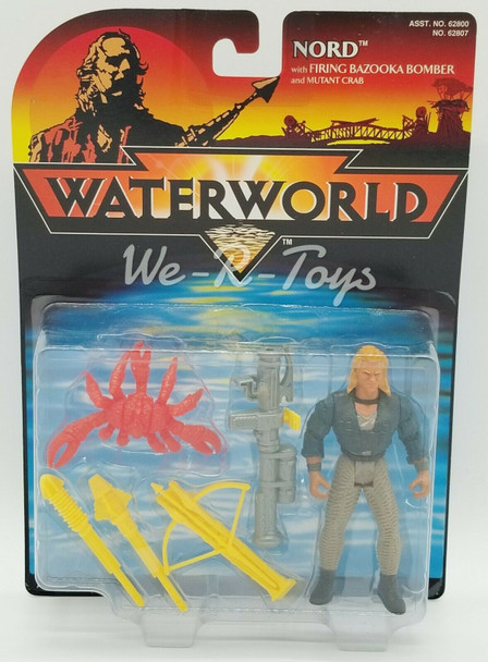 Waterworld Nord w/ Firing Bazooka Bomber Action Figure 1995 Kenner No. 62807 NEW