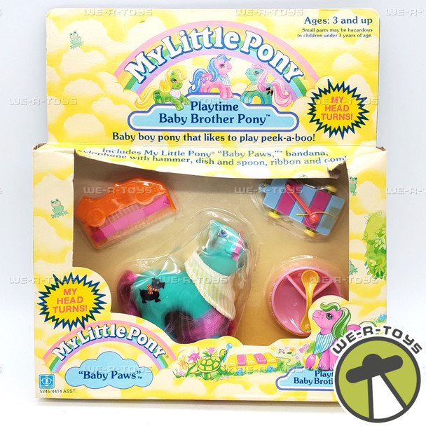 My Little Pony Playtime Baby Brother Pony Baby Paws Hasbro 5245 NEW