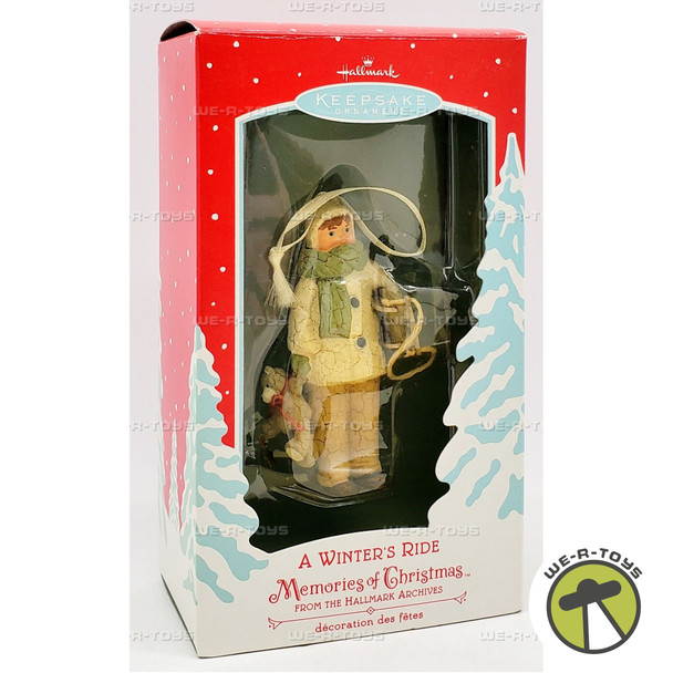 Hallmark Keepsake Ornament Memories of Christmas A Winter's Ride 2002