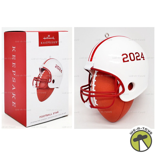 Hallmark Keepsake Christmas Ornament Football Star 2024